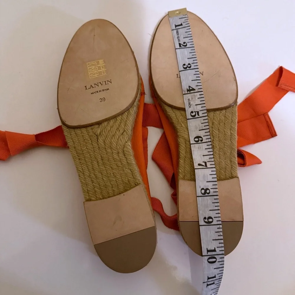 lanvin espadrille Tie Shoes Flats size 39 US 7.5 - Picture 8 of 8